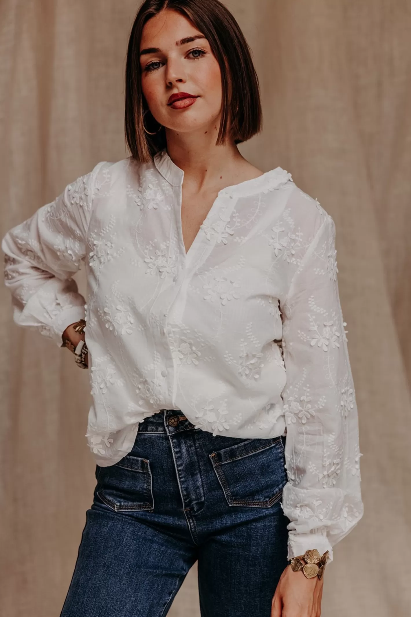 Cheap Chemise KAKI Chemise, Blouse, Tunique